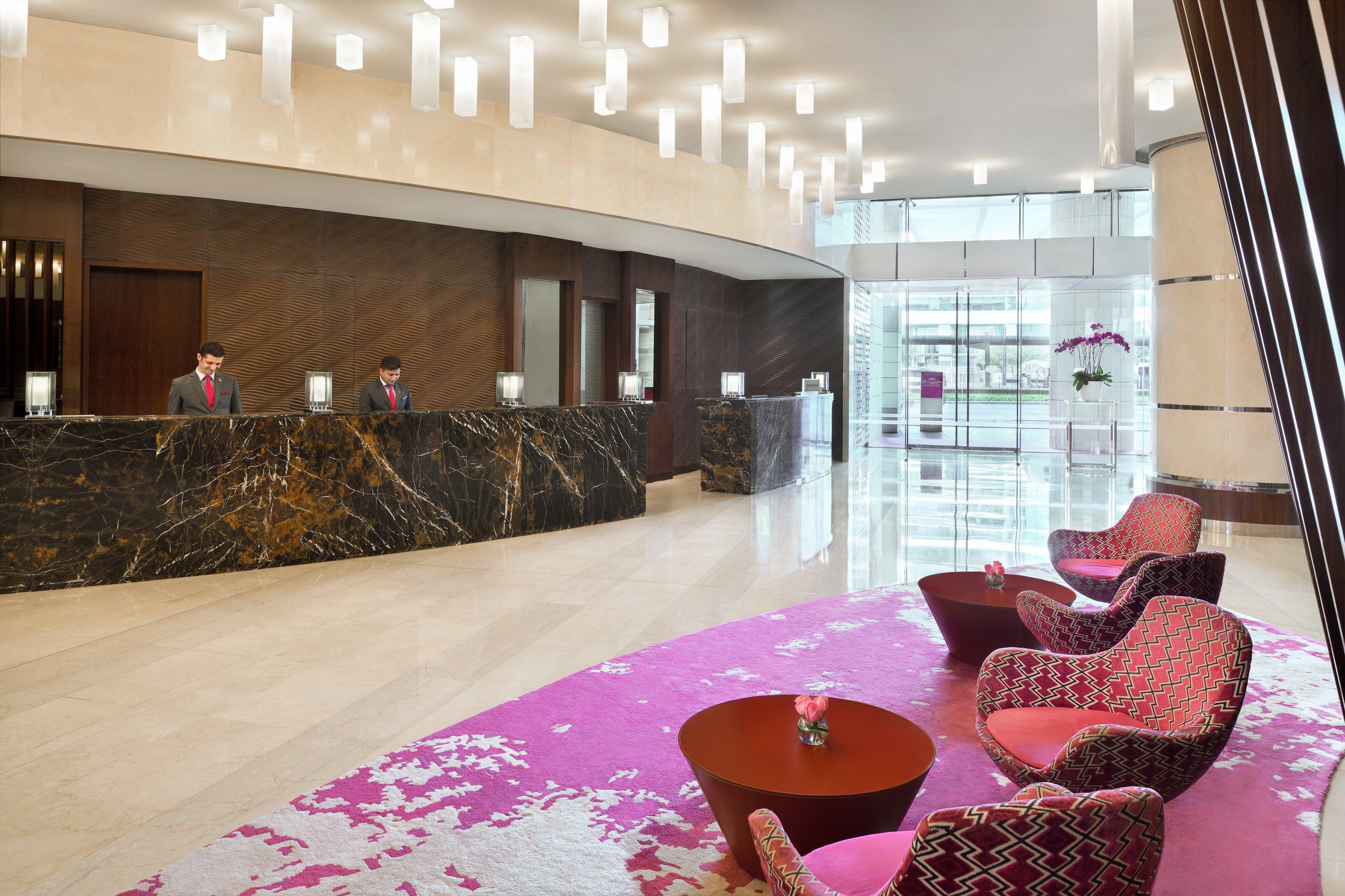Crowne Plaza Dubai Festival City Eksteriør bilde The lobby of the hotel